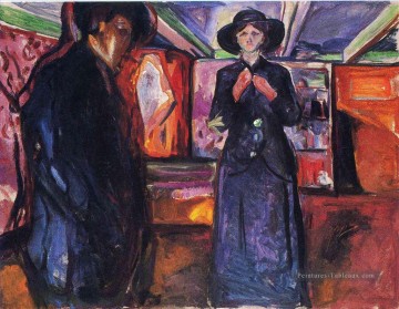  expressionnisme - homme et femme ii 1915 Edvard Munch Expressionism